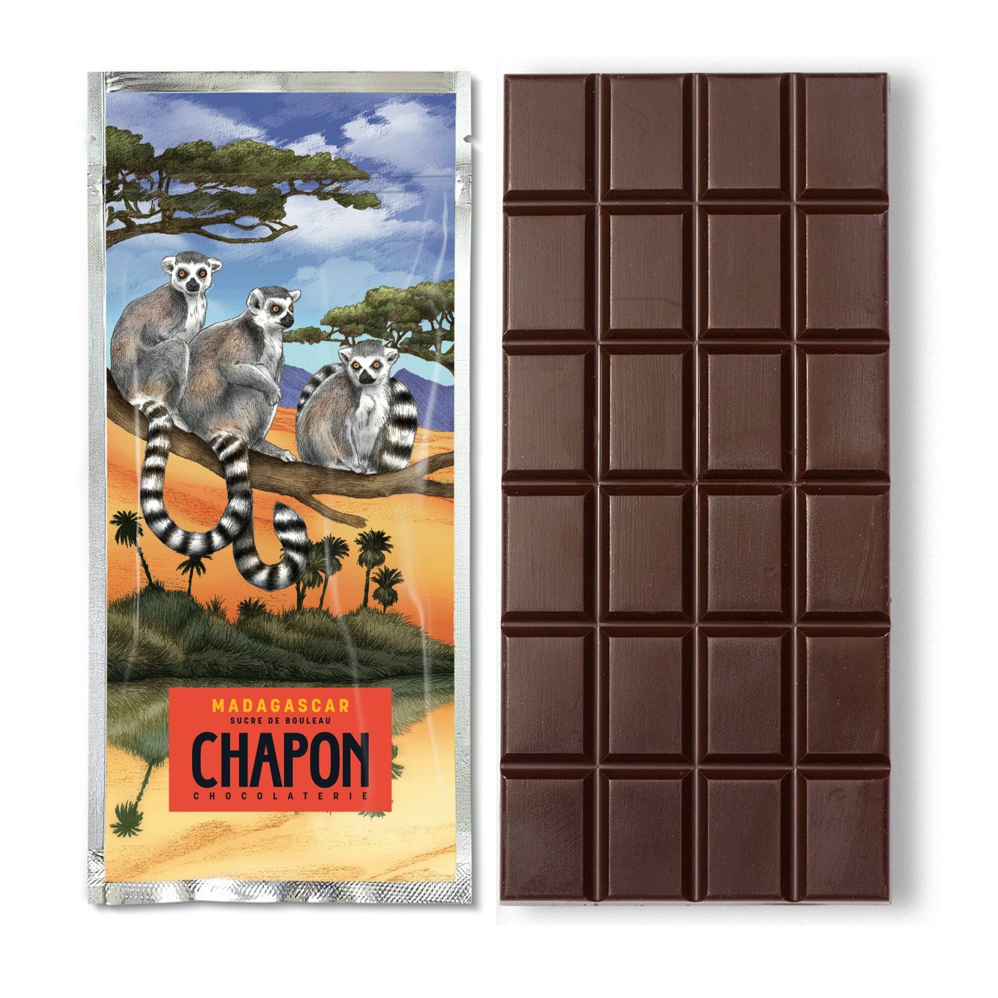 Tablette Noir Madagascar au sucre de bouleau