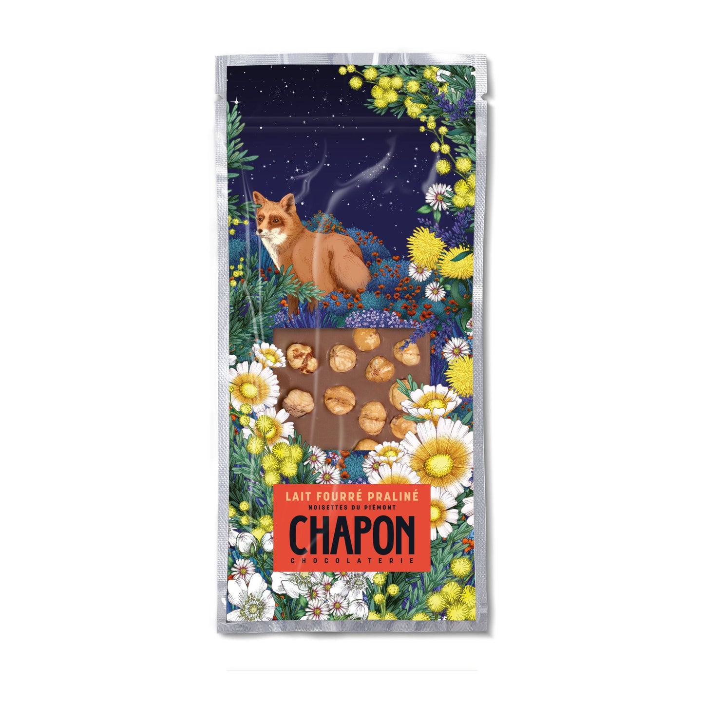 Tablette Lait fourrée Praliné Noisettes entières du Piémont