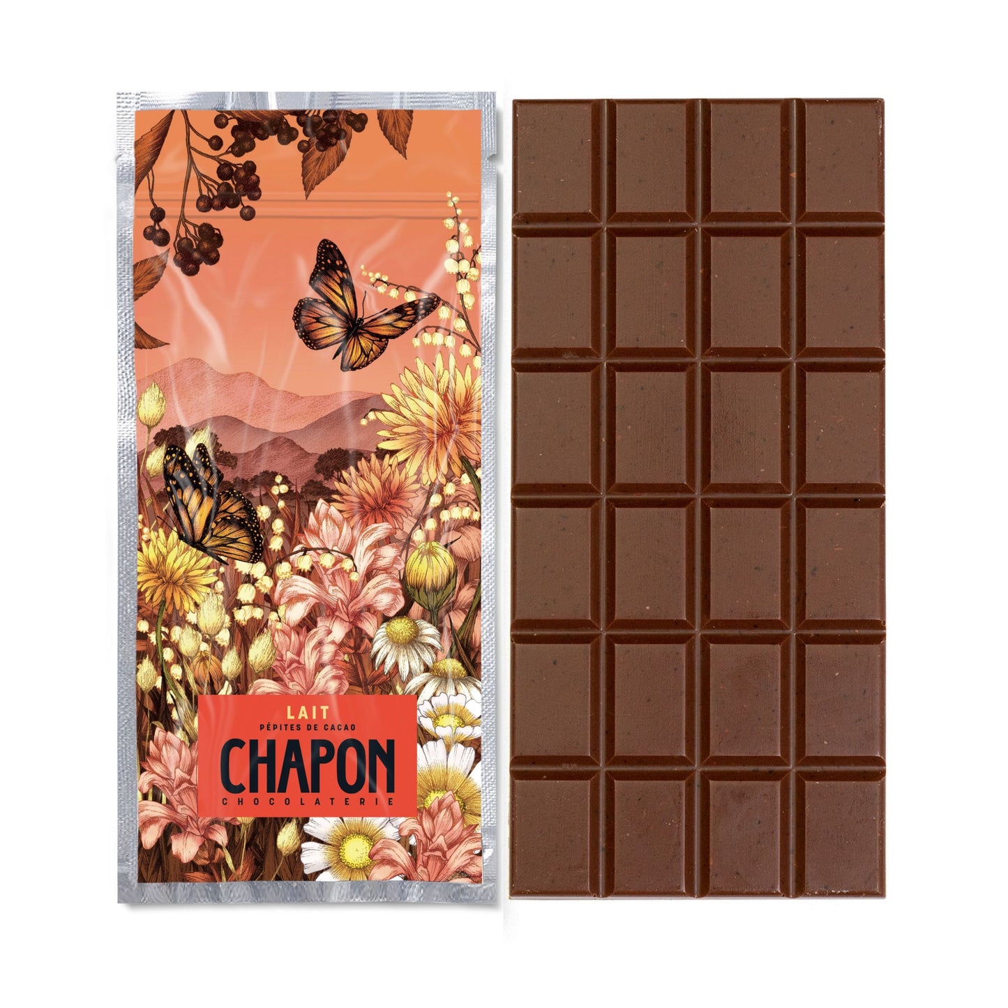 Tablette Lait 45% aux pépites de cacao