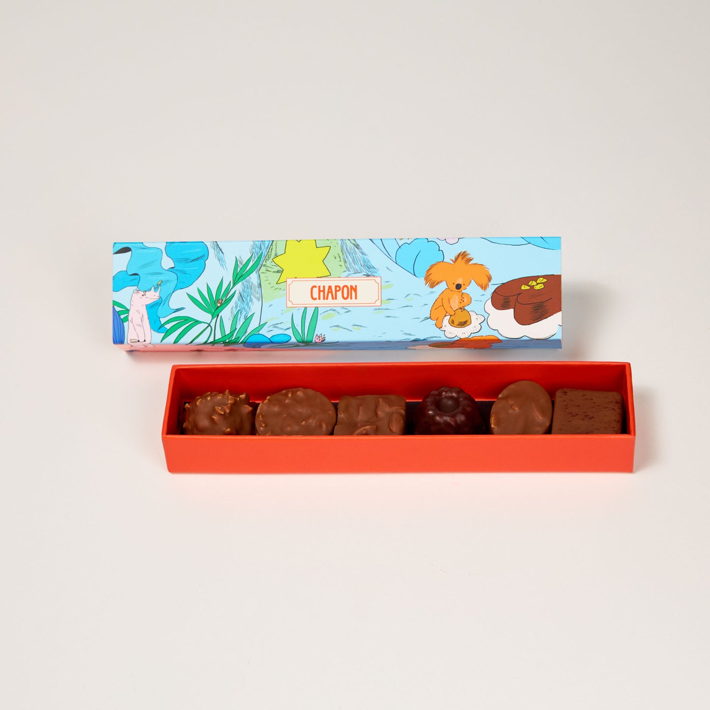 Plumier 6 chocolats - La Merveilleuse Epopée